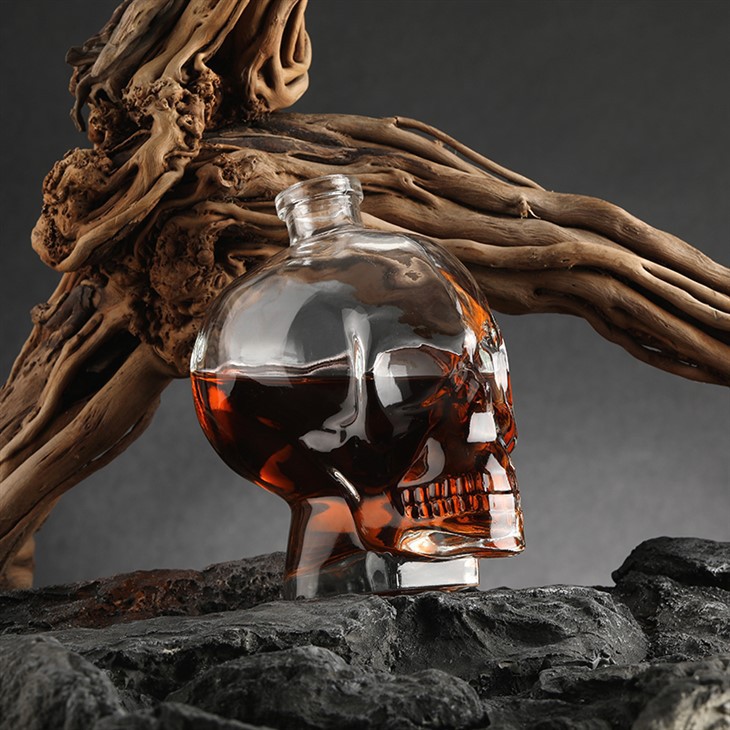 750ml Crystal Skull Vodka Bottles