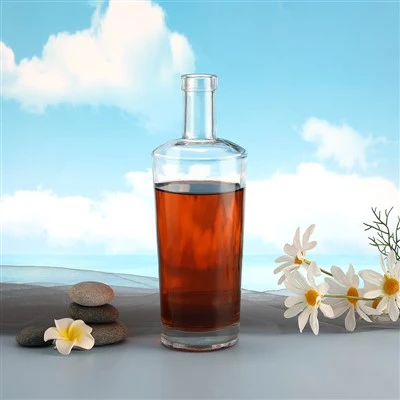 Ampolles de vidre transparent per a vodka