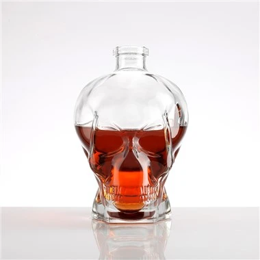 Ampolles d'alcohol de vidre decoratives
