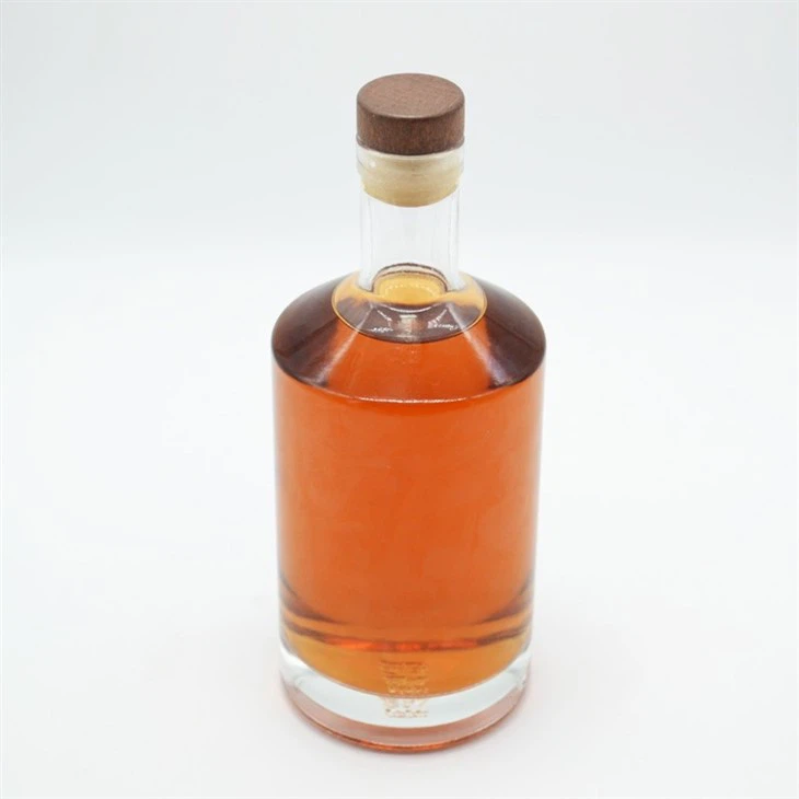 Transparent Vodka Bottle With Cork