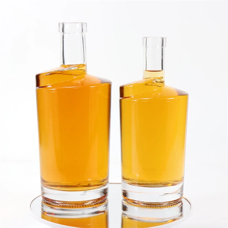 Transparent Vodka Bottle With Cork