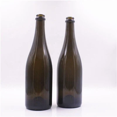 Ampolla de vi de vidre de luxe de 750 ml