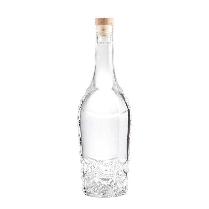 750ml Vodka Glass Liquor Bottles