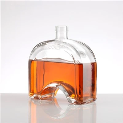 Ampolla de vi de vidre de 500 ml de disseny personalitzat per a alcohol
